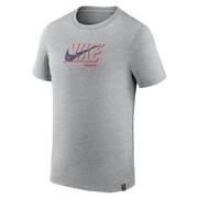 Nike Paris Saint-Germain Swoosh T-Shirt: Dark Grey Heather