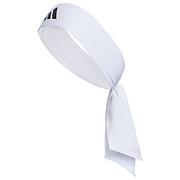 adidas Alphakin Tie 2 Headband: White/Black