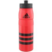 adidas Stadium 750 Plastic Bottle: Red/Black
