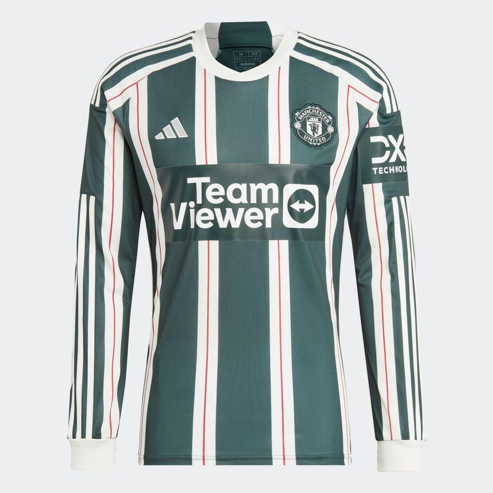  Adidas Manchester United Away Long Sleeve Jersey 23/24