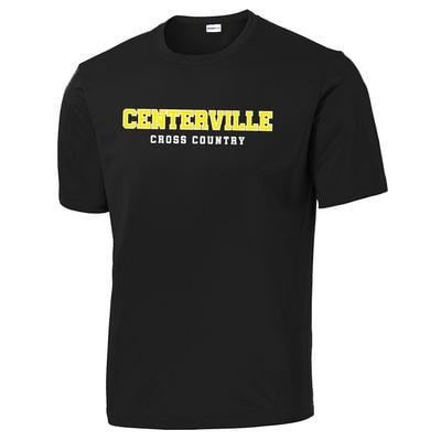 Men's Centerville XC Competitor Short Sleeve BLACK