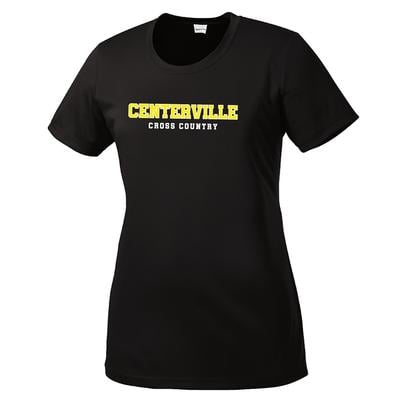 Women's Centerville XC Competitor Short Sleeve BLACK