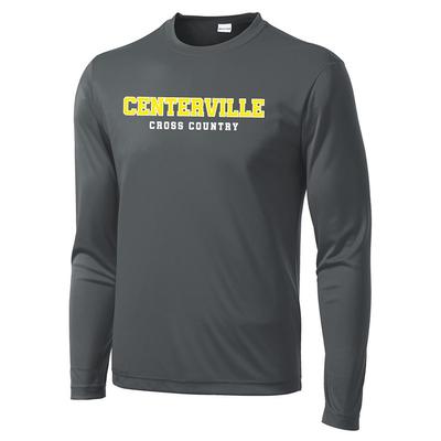 Men's Centerville XC Competitor Long Sleeve IRON_GREY