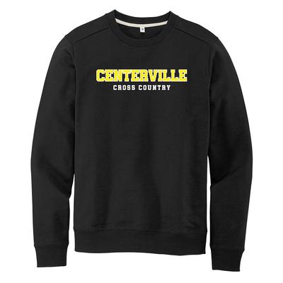 Unisex Centerville XC Re-Fleece Crew BLACK