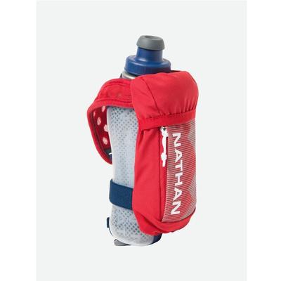 Nathan Quick Squeeze 12oz Insulated RIBBON_RED/WHITE