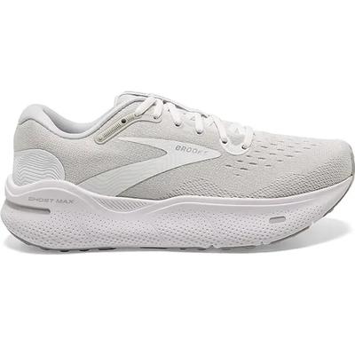 Men's Brooks Ghost Max (Wide) WHITE/OYSTER/METALLIC