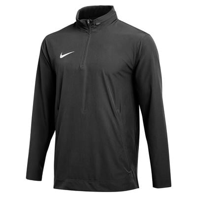 Men's Nike Long-Sleeve Woven Jacket BLACK/WHITE