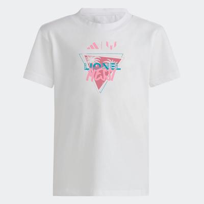 adidas Messi Inter Miami Triangle Palms Tee Youth