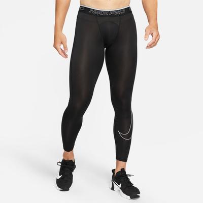 Men's Nike Pro Tights BLACK/WHITE