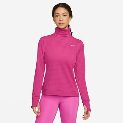 Women's Nike Therma-FIT Swift Element Turtleneck FIREBERRY