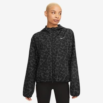 Women's Nike Seasonal Novelty Running Jacket BLACK/REFLECTIVE_SLV