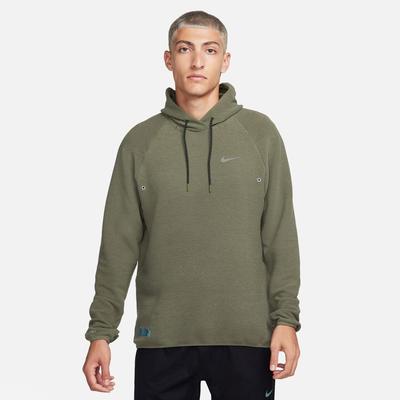 Men's Nike Running Division Pullover Hoodie MEDIUM_OLIVE/REF_BK