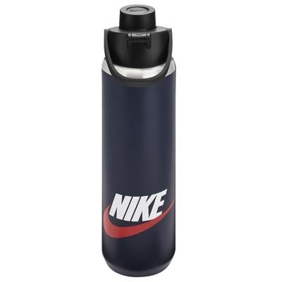 Nike Stainless Steel Recharge Chug Bottle 24oz Graphic OBSIDIAN/BLACK