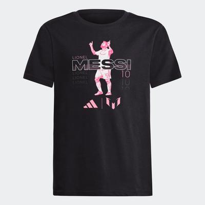 adidas Messi 10 Celebration Tee Youth BLACK