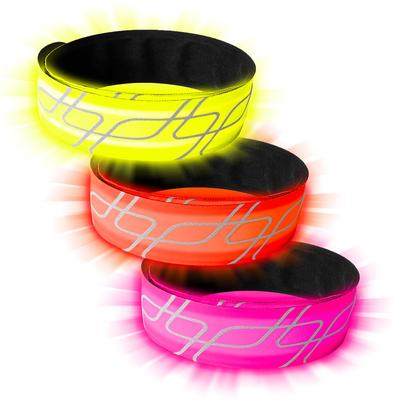 Amphipod Full-Viz Rechargeable Flashing Reflective Slap Band