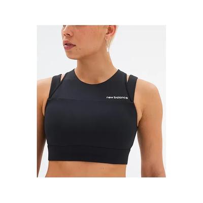 W Shape Shield Crop Bra BLACK