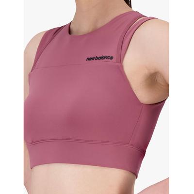 W Shape Shield Crop Bra WASHED_BURGUNDY