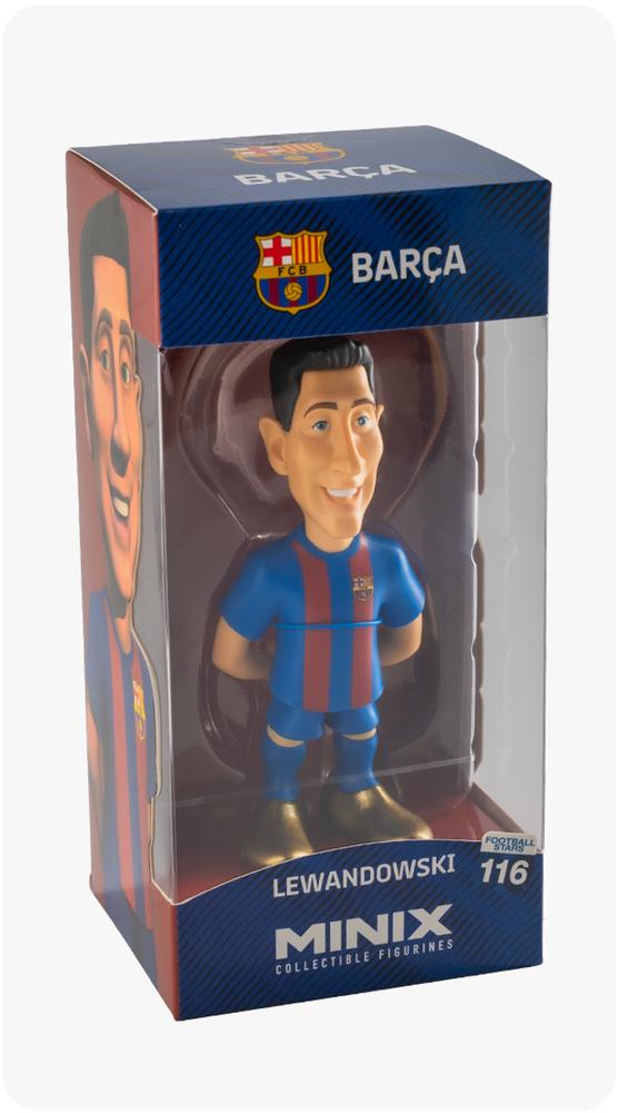 Figurine Minix Robert Lewandowski 12 cm du FC Barcelone