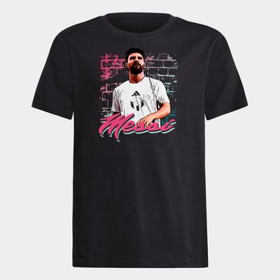 adidas Messi Mural Tee Youth