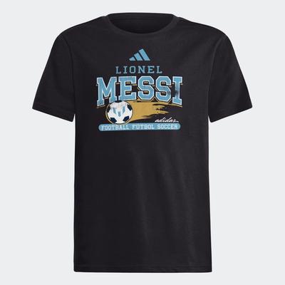 adidas Messi Varsity Tee Youth BLACK