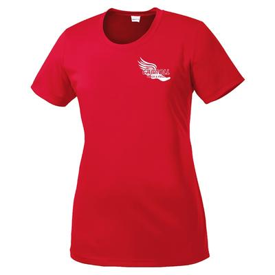 Women's Carroll Track Competitor Short-Sleeve TRUE_RED/LC