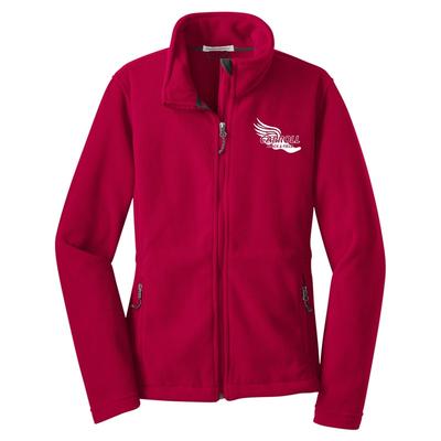 Women's Carroll Track Value Fleece Jacket TRUE_RED