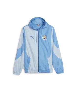 Puma Manchester City Pre-Match Woven Jacket Regal Blue/Silver Sky