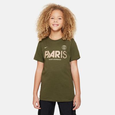 Nike PSG Mercurial T-Shirt Youth Rough Green