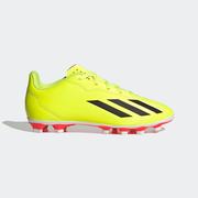 adidas X Crazyfast Club FG Youth: Solar Yellow/Black/White