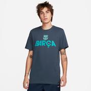 FC Barcelona Mercurial Men's Nike Soccer T-Shirt: Thunder Blue