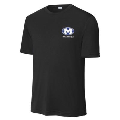 Men's Miamisburg Track Competitor Short-Sleeve Tech Tee BLACK/LC