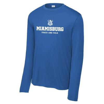 Men's Miamisburg Track Competitor Long-Sleeve Tech Tee TRUE_ROYAL
