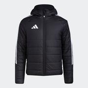 adidas Tiro 24 Winter Jacket: Black/White