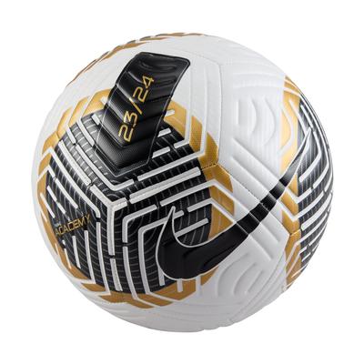 Nike Academy Soccer Ball WHITE/BLACK/GOLD
