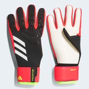 adidas Predator League Goalkeeper Gloves: Black/Red/Yellow
