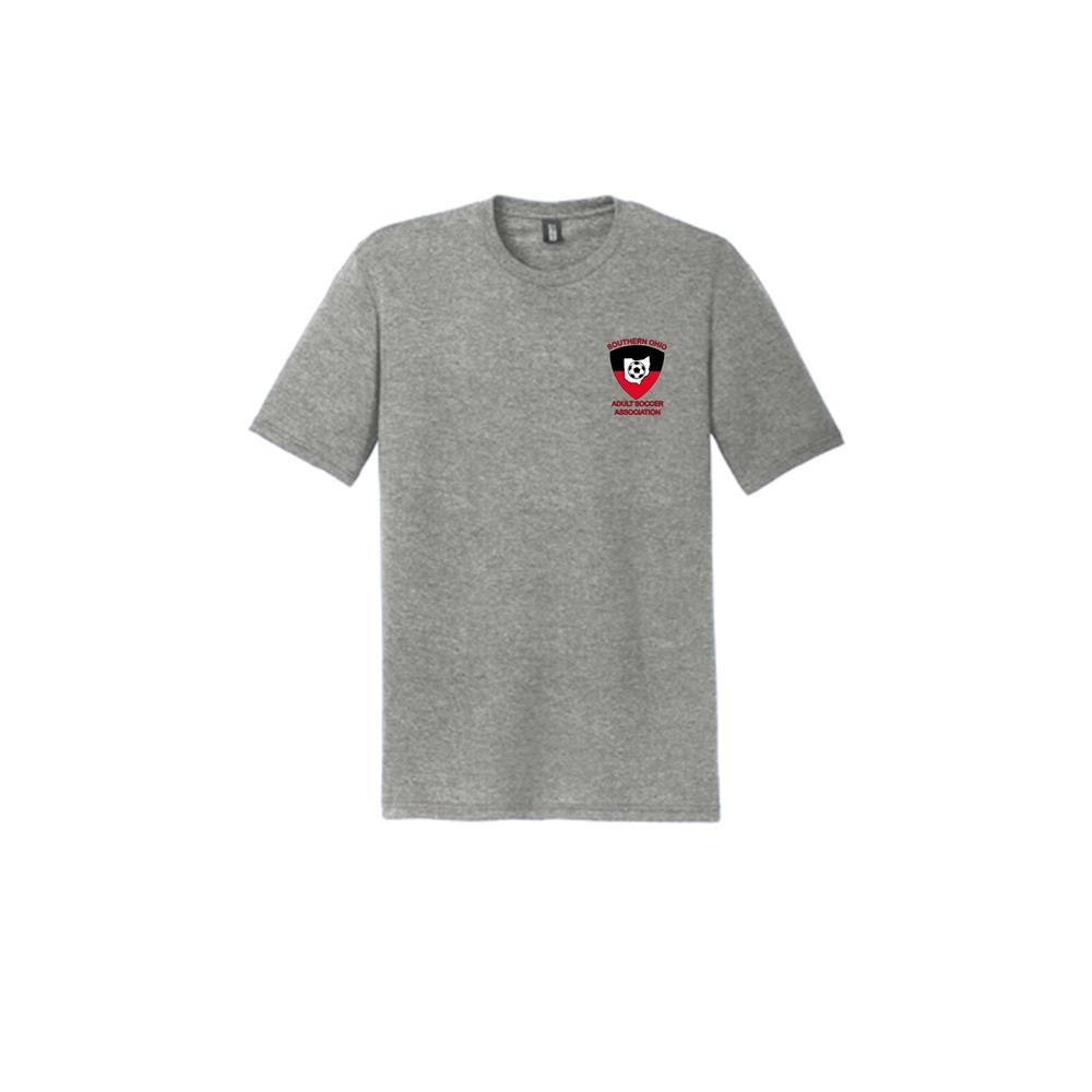 District Perfect Tri SOASA Short Sleeve Tee Grey Frost