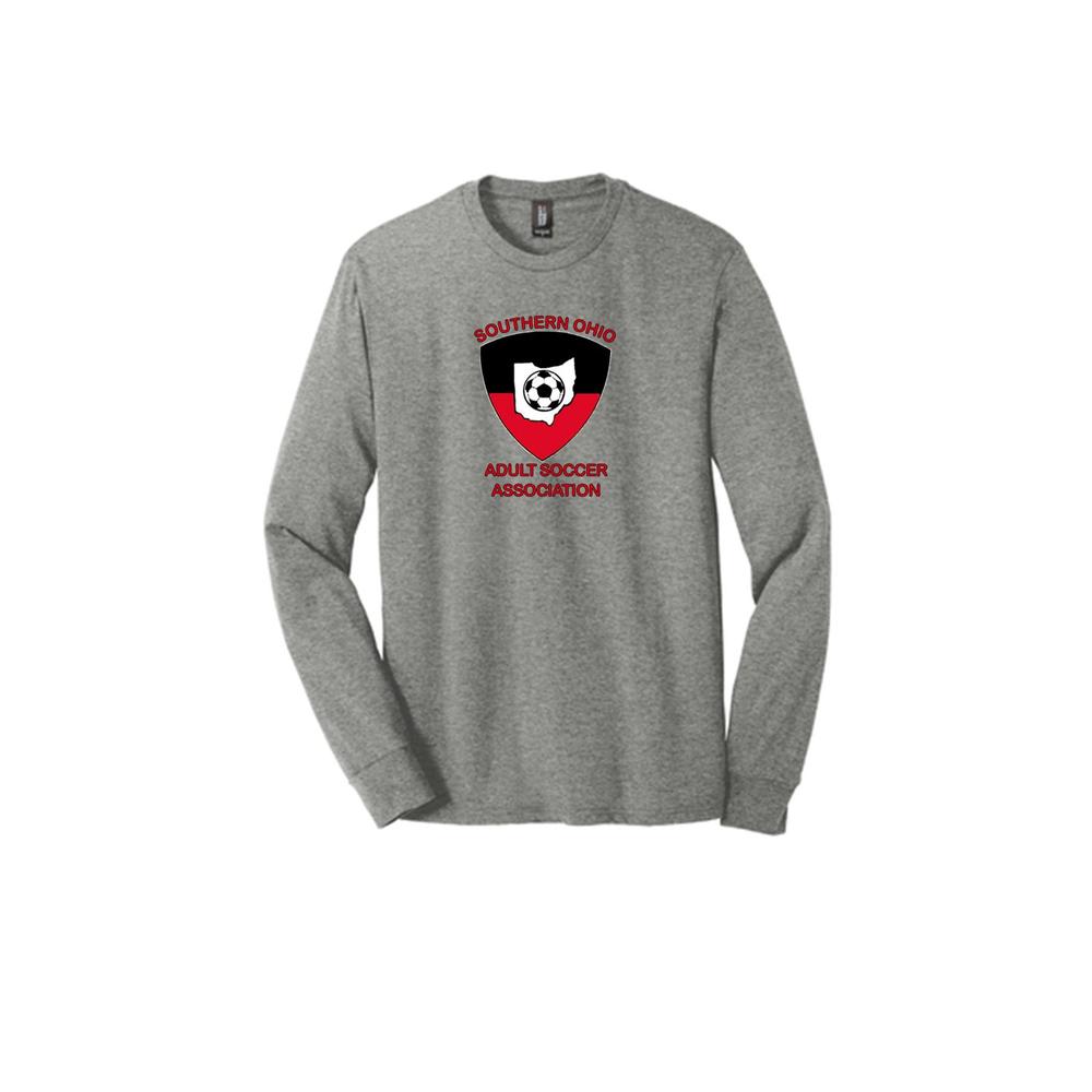 District Perfect Tri SOASA Long Sleeve Tee Grey Frost