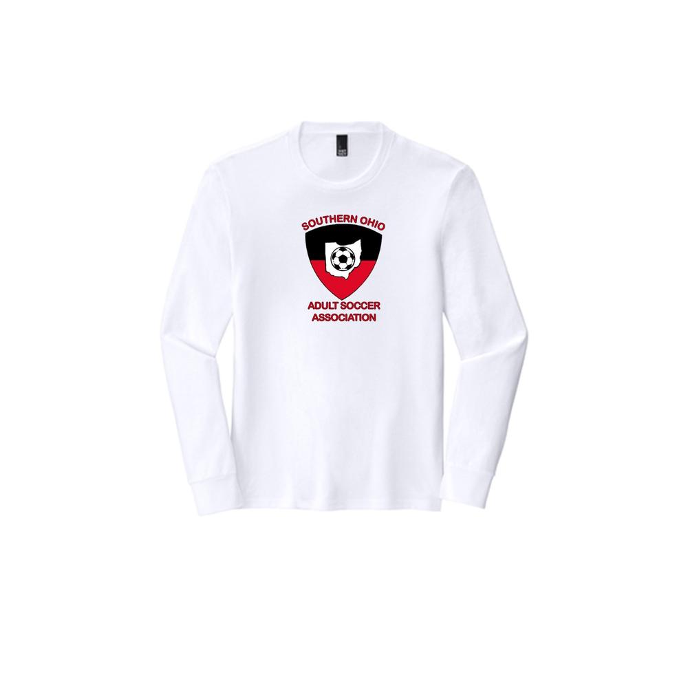 District Perfect Tri SOASA Long Sleeve Tee White