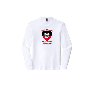 District Perfect Tri SOASA Long Sleeve Tee White