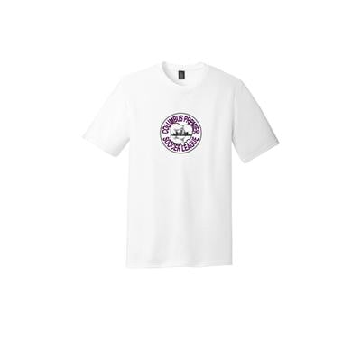 District Perfect Tri Columbus Premier League Short Sleeve Tee White