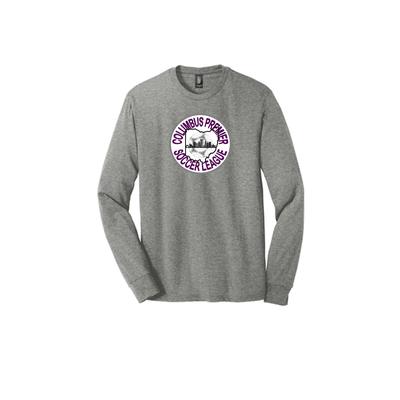 District Perfect Tri Columbus Premier League Long Sleeve Tee Grey Frost
