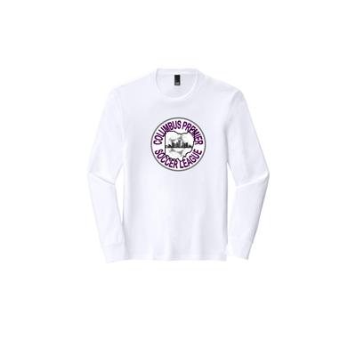 District Perfect Tri Columbus Premier League Long Sleeve Tee White