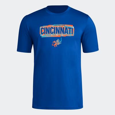 adidas FC Cincinatti SS Pre-Game Tee