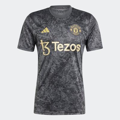 adidas Manchester United Stone Roses Pre-Match Jersey BLACK