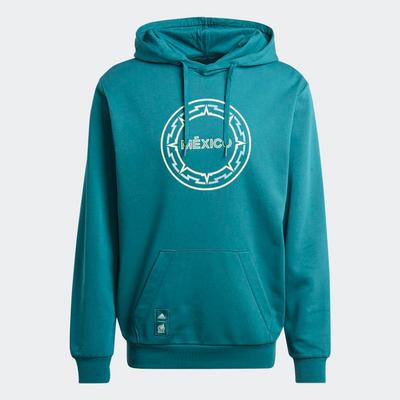 adidas Mexico DNA Hoodie Mystery Green