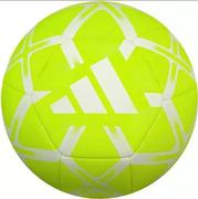 adidas Starlancer Club Soccer Ball: Lucid Lemon/White