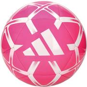 adidas Starlancer Club Soccer Ball: Solar Pink/White