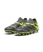 Puma Future 7 Match Rush FG Youth: Gray/Lime