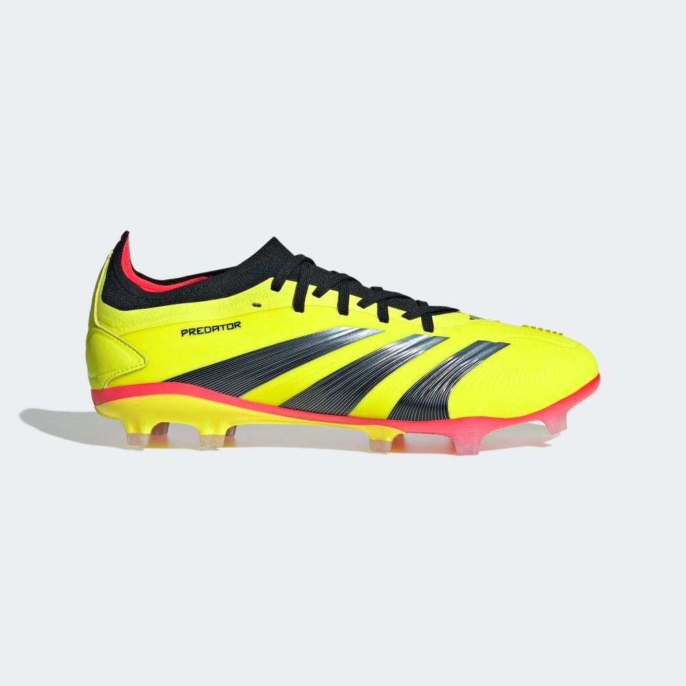 Adidas Predator Pro FG Solar Yellow Black Solar Red Size 9