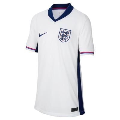 Nike England Home Jersey 2024 Youth White/Blue Void